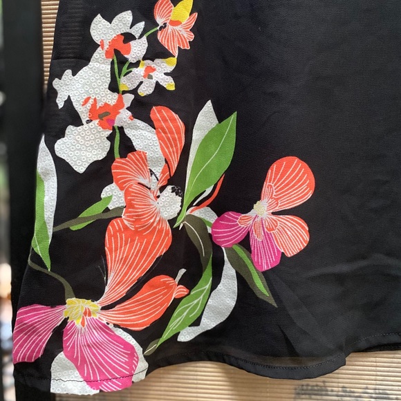 A NEW DAY for TARGET | Embellished Floral print sleeveless top - Picture 3 of 6